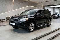 Toyota Highlander 2008–2013 Sānu sliekšņi New Vision Black (2 gab., alumīnijs) foto 1