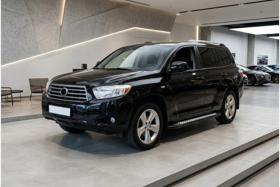 Toyota Highlander 2008–2013 Sānu sliekšņi New Vision Black (2 gab., alumīnijs) Image