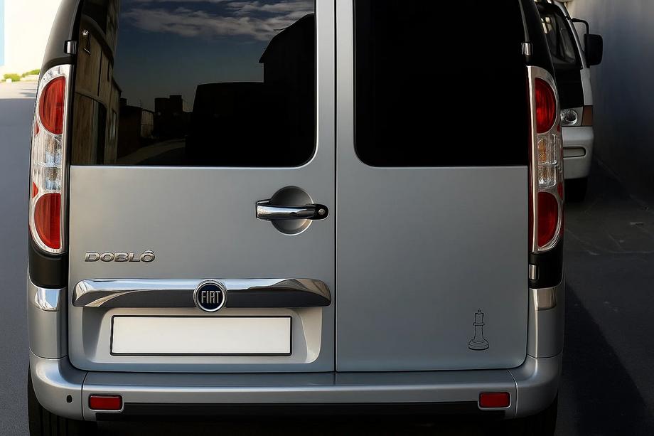 Fiat Doblo I 2005–2010 Stoplukturu uzlikas (2 gab., nerūsējošais tērauds) Carmos – turku nerūsējošais tērauds Image