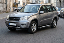 Toyota Rav 4 2001–2005 Sānu sliekšņi New Vision Black (2 gab., alumīnijs) foto 1