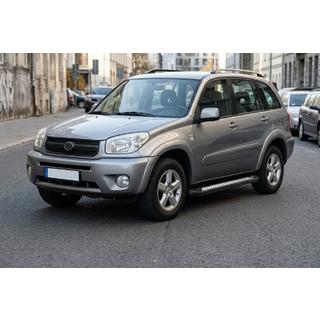 Sānu sliekšņi New Vision Black (2 gab., alumīnijs) Toyota Rav 4 2001–2005 foto 1