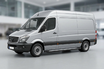 Volkswagen Crafter 2006–2016 Sānu sliekšņi New Vision Black (2 gab., alumīnijs) Garā/Īpaši garā foto 1