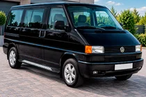 Volkswagen T4 Transporter 1990–2003 Sānu pakāpieni Vision New Black (2 gab., alumīnijs) foto 1