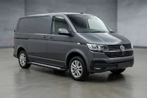Volkswagen T6 2015–2024 Sānu sliekšņi New Vision Black (2 gab., alumīnijs) foto 1