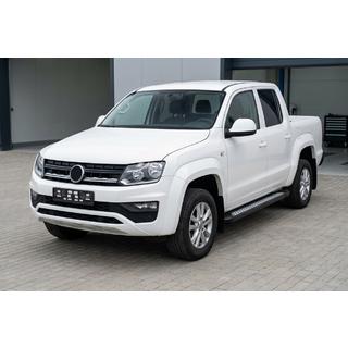 Sānu sliekšņi New Vision Black (2 gab., alumīnijs) Volkswagen Amarok 2010–2022 foto 1
