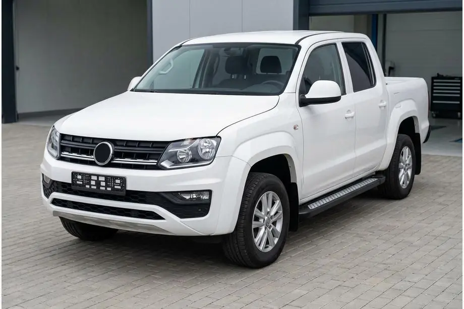 Volkswagen Amarok 2010–2022 Sānu sliekšņi New Vision Black (2 gab., alumīnijs) Image