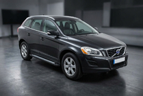 Volvo XC60 2009–2017 Sānu sliekšņi New Vision Black (2 gab., alumīnijs) foto 1