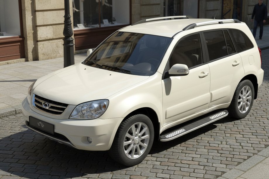 Chery Tiggo 1 2005–2016 Sānu pakāpieni Tayga V2 (2 gab., alumīnijs) Image