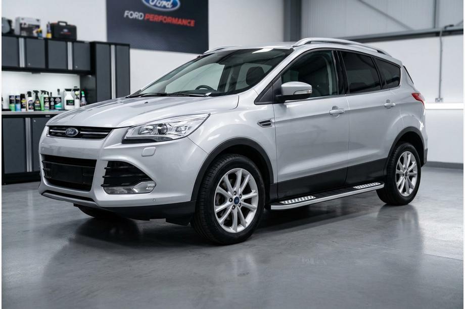 Ford Kuga/Escape 2013–2019 Sānu pakāpieni Tayga V2 (2 gab., alumīnijs) Ar krāsotām durvju plāksnēm Image