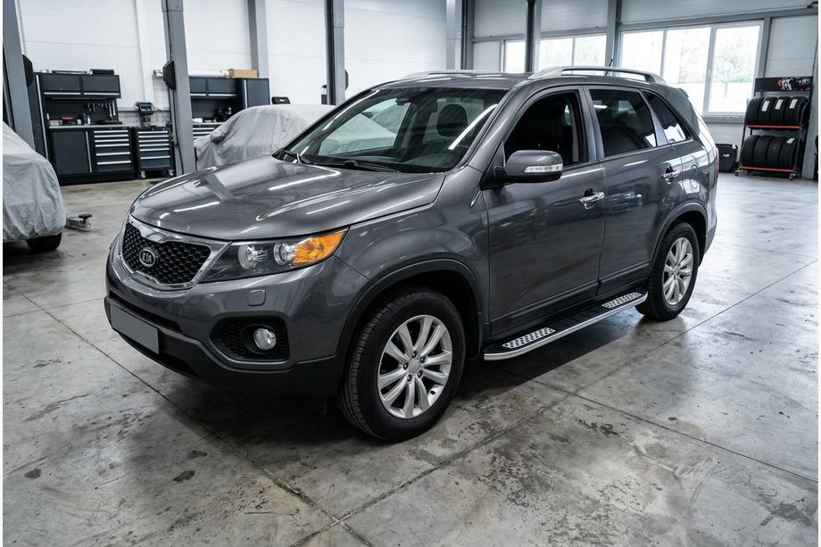 Kia Sorento II XM 2009–2014 Sānu pakāpieni Tayga V2 (2 gab., alumīnijs) 2013-2016 Image