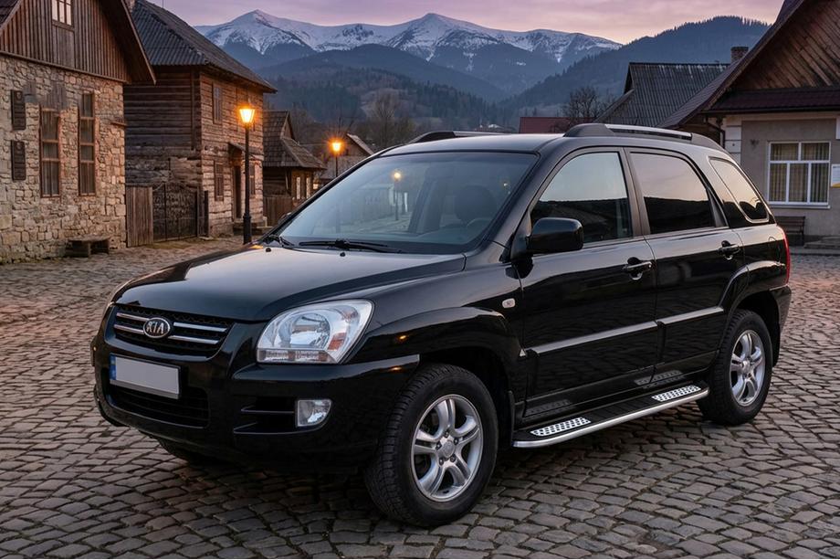Kia Sportage 2004–2010 Sānu pakāpieni Tayga V2 (2 gab., alumīnijs) Image