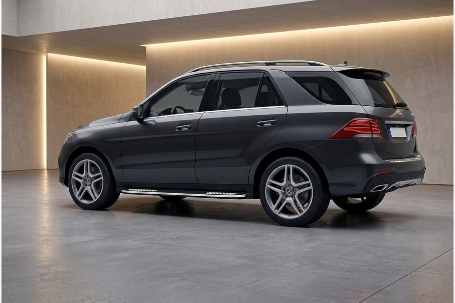 Mercedes GLE/ML class W166 2011–2018 Sānu pakāpieni Tayga V2 (2 gab., alumīnijs) Image