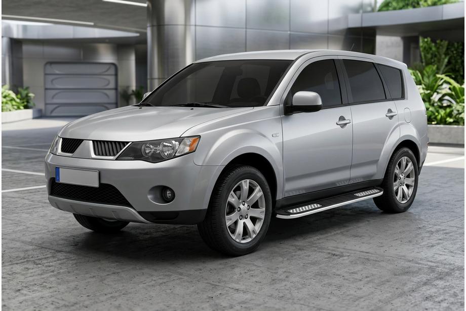 Mitsubishi Outlander 2006–2012 Sānu pakāpieni Tayga V2 (2 gab., alumīnijs) Image