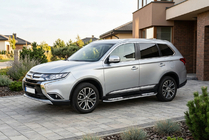 Mitsubishi Outlander 2012–2021 Sānu pakāpieni Tayga V2 (2 gab., alumīnijs) foto 1
