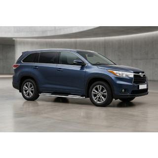 Sānu pakāpieni Tayga V2 (2 gab., alumīnijs) Toyota Highlander 2013–2019 foto 1