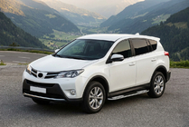 Toyota Rav 4 2013–2018 Sānu pakāpieni Tayga V2 (2 gab., alumīnijs) foto 1