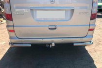Mercedes Vito W639 2004–2014 Aizmugurējie stūra elementi AK003 (2 gab., nerūsējošais tērauds) foto 5