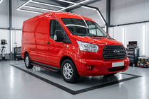 Ford Transit 2014– Sānu pakāpieni Maya Red (2 gab., alumīnijs) foto 1