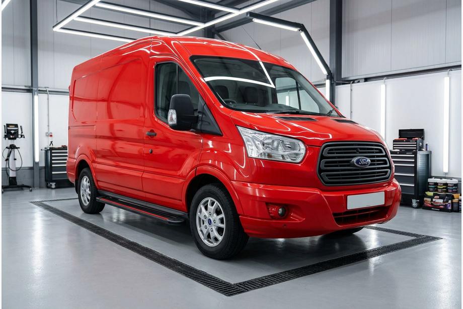 Ford Transit 2014– Sānu pakāpieni Maya Red (2 gab., alumīnijs) Image