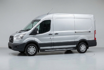 Ford Transit 2014– Sānu sliekšņi New Vision Black (2 gab., alumīnijs) L1 (Standarta) foto 1