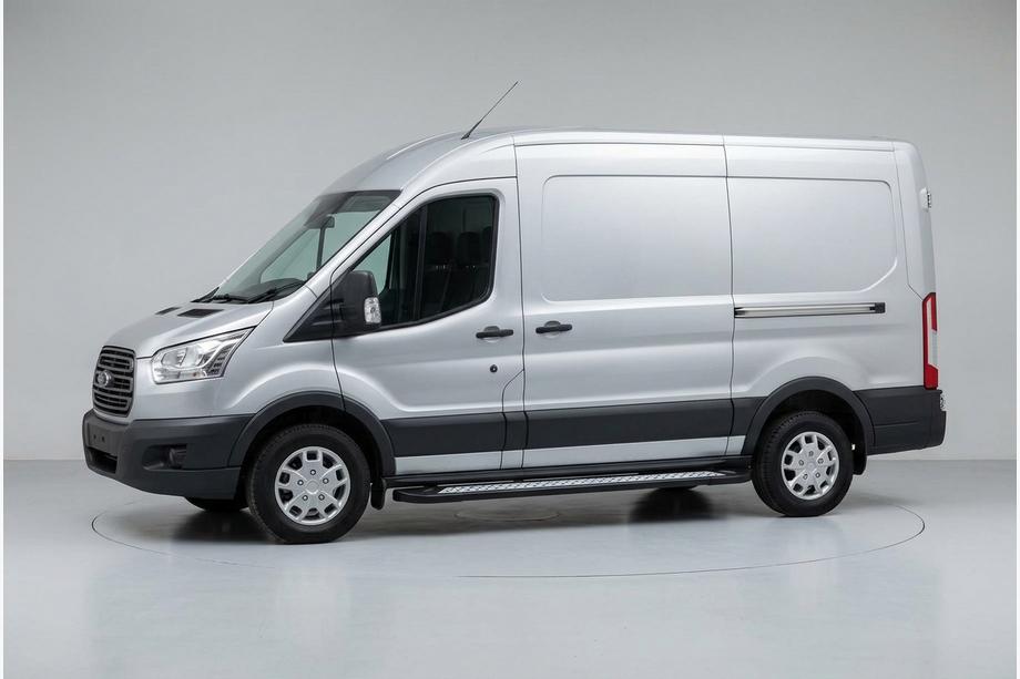 Ford Transit 2014– Sānu sliekšņi New Vision Black (2 gab., alumīnijs) L1 (Standarta) Image