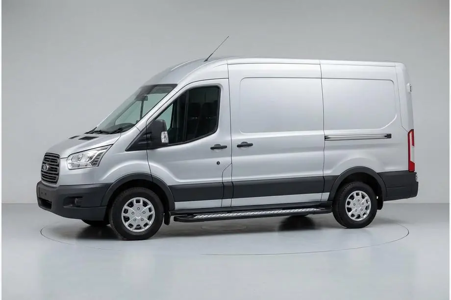 Ford Transit 2014– Sānu sliekšņi New Vision Black (2 gab., alumīnijs) Foto 1