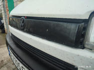 Volkswagen T4 Transporter 1990–2003 Ziemas augšējais radiatora režģa aizsegs Matēta taisnajai priekšpusei foto 3