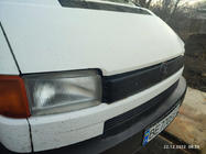 Volkswagen T4 Transporter 1990–2003 Ziemas augšējais radiatora režģa aizsegs Matēta taisnajai priekšpusei foto 5