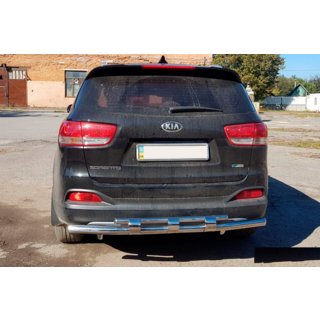 Aizmugures aizsargloks AK015 (nerūsējošais tērauds) Kia Sorento II XM 2009–2014 foto 3