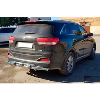 Aizmugures aizsargloks AK015 (nerūsējošais tērauds) Kia Sorento II XM 2009–2014 foto 2