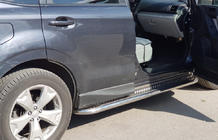 Subaru Forester 2013–2018 Sānu sliekšņi Premium (2 gab., nerūs.) Ø60 mm foto 2