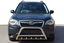 Subaru Forester 2013–2018 Priekšējais bullbar WT003 (nerūsējošais tērauds) foto 3