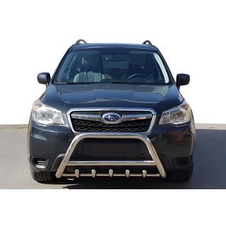 Priekšējais bullbar WT003 (nerūsējošais tērauds) Subaru Forester 2013–2018 foto 3