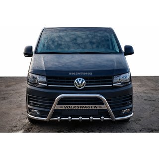 Nerūsējošā tērauda bullbar WT004-ST foto 1