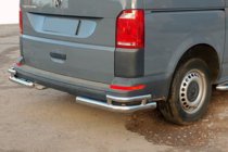 Volkswagen T6 2015–2024 Aizmugurējie stūra elementi AK003-Double (2 gab., nerūsējošais tērauds) foto 2