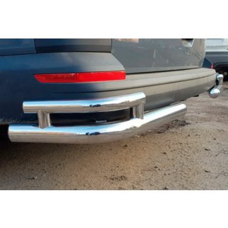 Aizmugurējie stūra elementi AK003-Double (2 gab., nerūsējošais tērauds) Volkswagen T6 2015–2024 foto 1