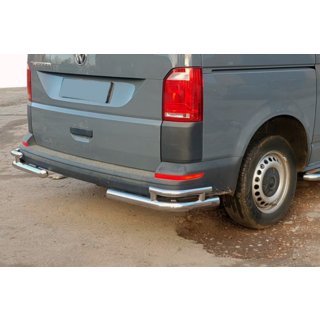 Aizmugurējie stūra elementi AK003-Double (2 gab., nerūsējošais tērauds) Volkswagen T6 2015–2024 foto 2