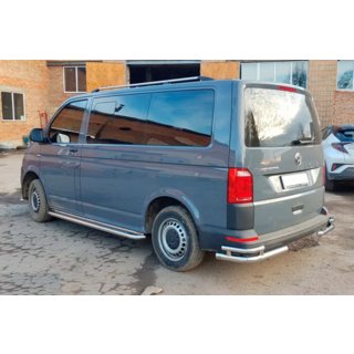 Aizmugurējie stūra elementi AK003-Double (2 gab., nerūsējošais tērauds) Volkswagen T6 2015–2024 foto 3