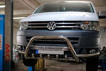 Volkswagen T5 2010–2015 Priekšējais aizsargstienis WT004ST (nerūsējošais tērauds) foto 1