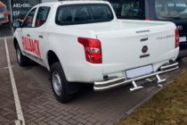 Fiat Fullback 2016– Aizmugurējais aizsargstienis AK-Special (nerūsējošais tērauds) foto 2