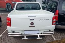 Fiat Fullback 2016– Aizmugurējais aizsargstienis AK-Special (nerūsējošais tērauds) foto 3