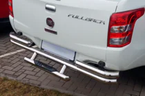 Mitsubishi L200 2015–2024 Aizmugurējais aizsargstienis AK-Special (nerūsējošais tērauds) foto 1