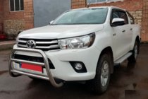 Toyota Hilux 2015– Priekšējais aizsargstienis WT007 (nerūsējošais tērauds) foto 5