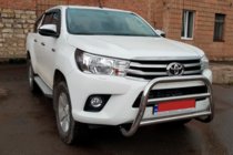 Toyota Hilux 2015– Priekšējais aizsargstienis WT007 (nerūsējošais tērauds) foto 3