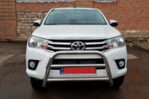 Toyota Hilux 2015– Priekšējais aizsargstienis WT007 (nerūsējošais tērauds) foto 4