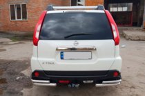 Nissan X-trail T31 2007–2014 Aizmugurējie stūri AK003-Double (2 gab., nerūsējošais tērauds) foto 3