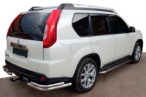 Nissan X-trail T31 2007–2014 Aizmugurējie stūri AK003-Double (2 gab., nerūsējošais tērauds) foto 1