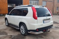 Nissan X-trail T31 2007–2014 Aizmugurējie stūri AK003-Double (2 gab., nerūsējošais tērauds) foto 2
