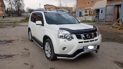Nissan X-trail T31 2007–2014 Priekšējais aizsargstienis ST007 (nerūsējošais tērauds) foto 2