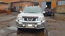 Nissan X-trail T30 2002–2007 Priekšējais aizsargstienis ST007 (nerūsējošais tērauds) foto 2